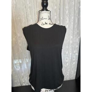 Victoria’s Secret Black Open Back Tank Top – Women’s Small
